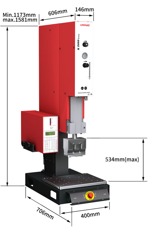 靈高超聲波塑料焊接機 20kHz 1500/2000/3000W K3000 Easy 靈高超聲波塑料焊接機 20kHz 1500/2000/3000W K3000 Easy